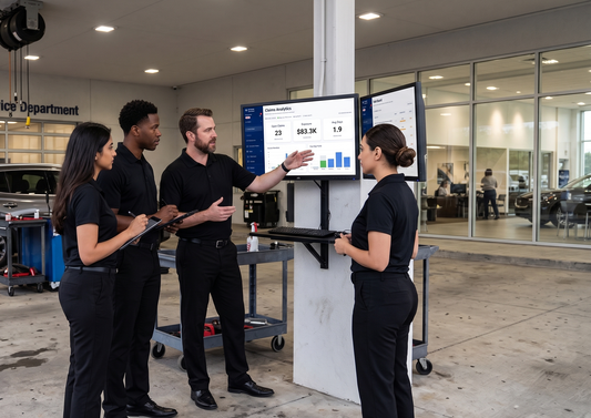 Citrin Connect dispatch technology in use at a dealership