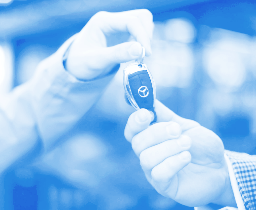 A valet key handoff