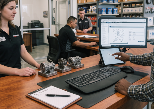 Citrin Parts Department Support teams at work