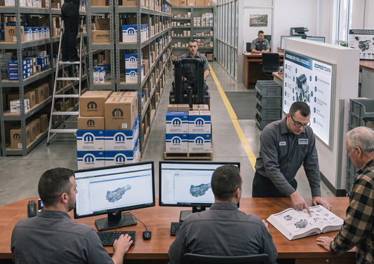 Citrin Parts Department Support teams at work