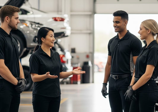 Citrin Quick Lube + Express Management teams at work